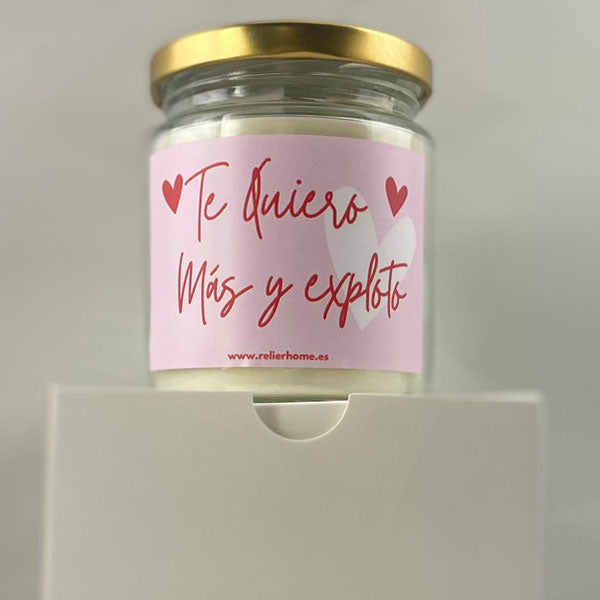 vela aromática regalo san valentin